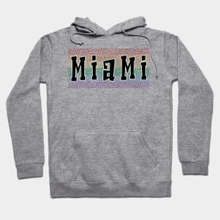 LGBTQ PATTERN AMERICA MIAMI Hoodie